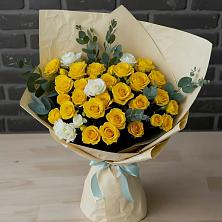 Букет цветов из:  Розы в Победе