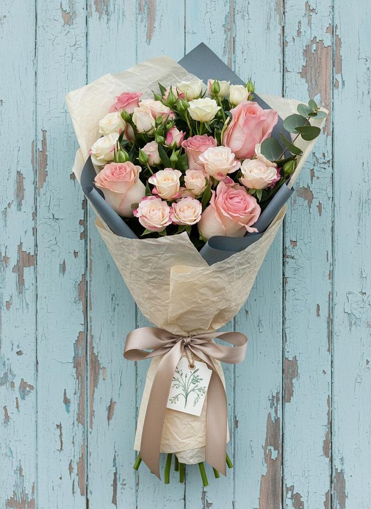 Букет цветов из: Розы в Победе