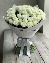 Букет 35 Белых роз в Победе