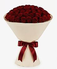 Букет 101 Бордовая роза Блэк Бакарра в Победе