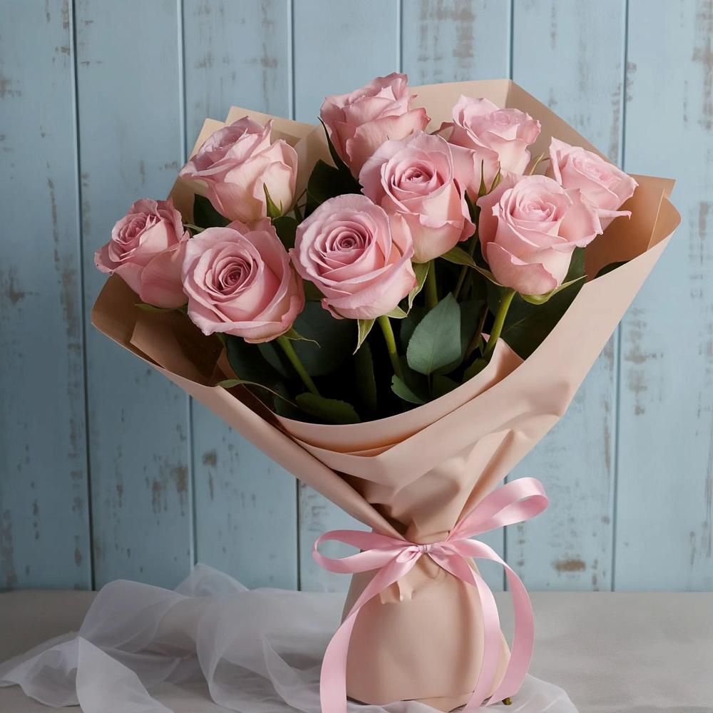 Букет цветов из: Розы в Победе