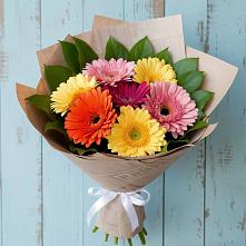 Букет цветов из:  Герберы в Победе