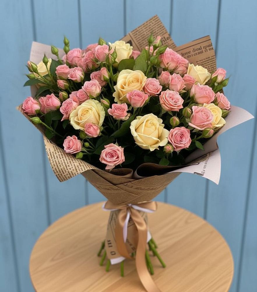 Букет цветов из: Розы в Победе