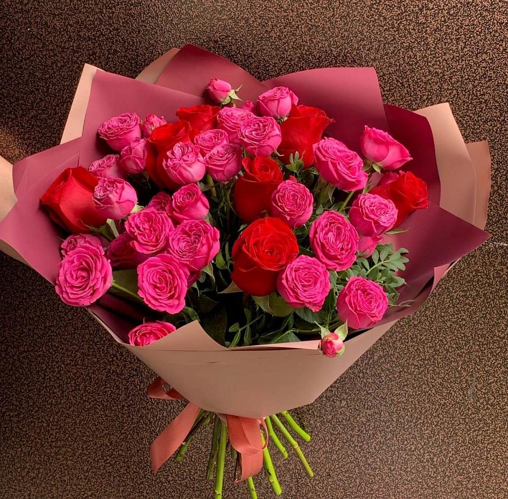 Букет В объятьях нежности в Победе