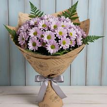 Букет цветов из:  Хризантемы в Победе