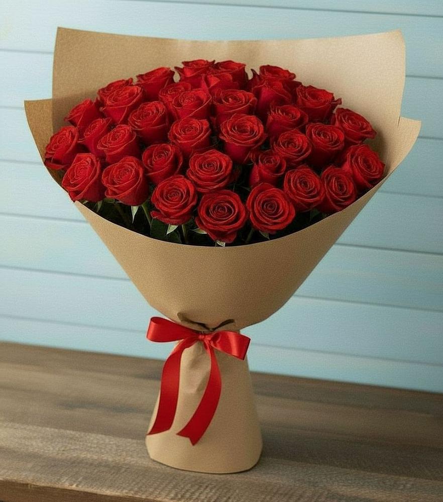 Букет Красные розы Милано в Победе