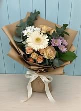 Букет цветов из:  Герберы и Хризантемы в Победе
