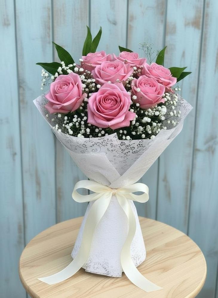 Букет цветов из: Розы в Победе