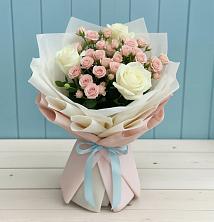 Букет цветов из:  Розы в Победе