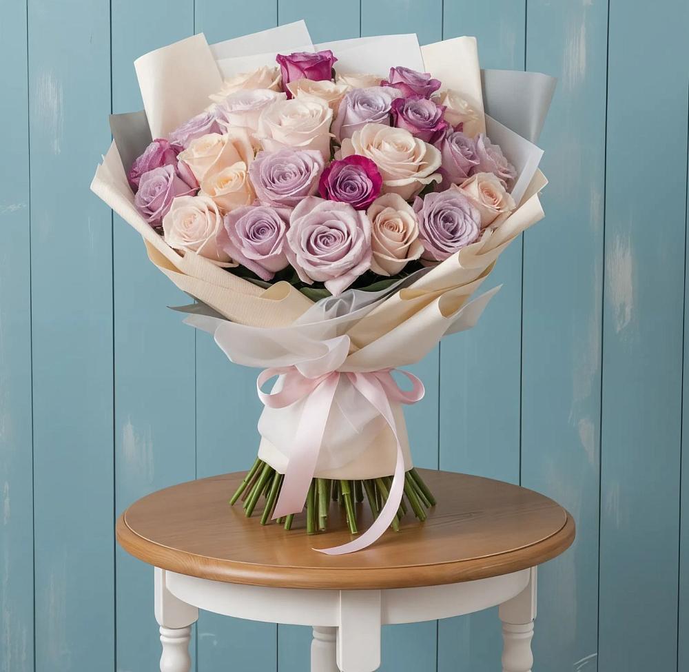 Букет цветов из: Розы в Победе