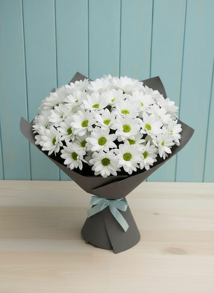 Букет цветов из: Хризантемы в Победе