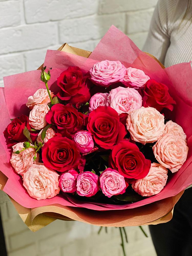 Букет цветов из: Розы в Победе