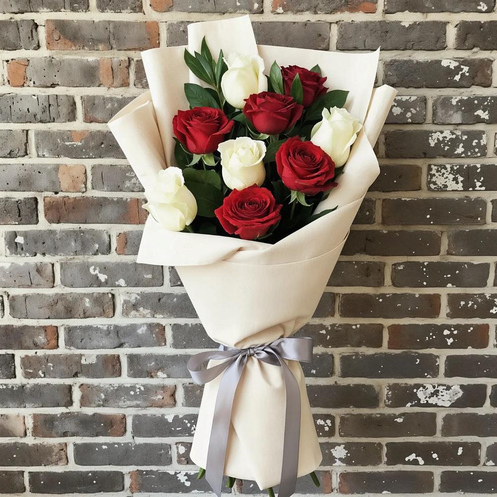 Букет цветов из: Розы в Победе
