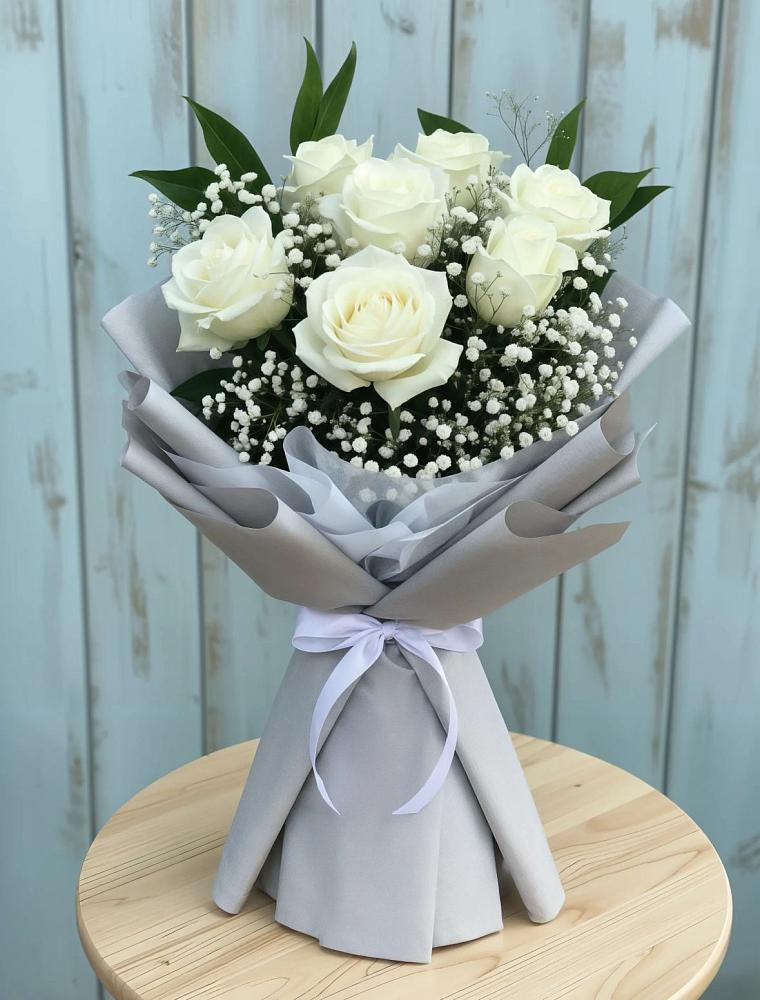 Букет цветов из: Розы в Победе