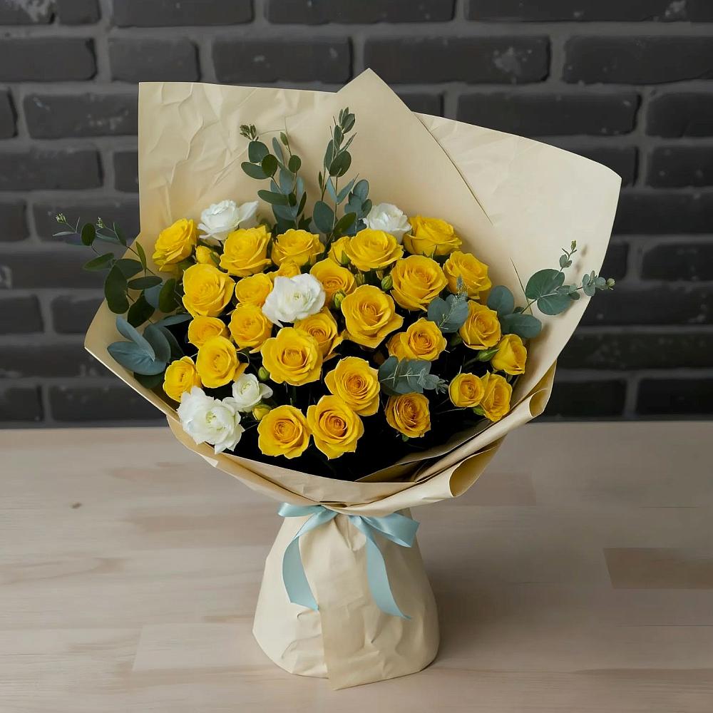 Букет цветов из: Розы в Победе