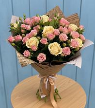 Букет цветов из:  Розы в Победе