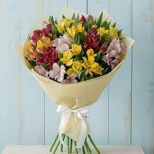 Букет цветов из:  Альстромерии в Победе