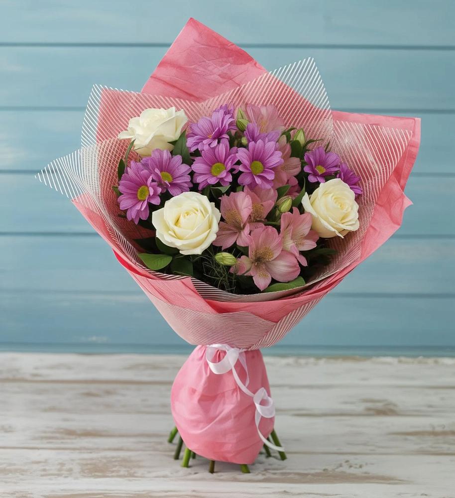 Букет цветов из: Герберы в Победе