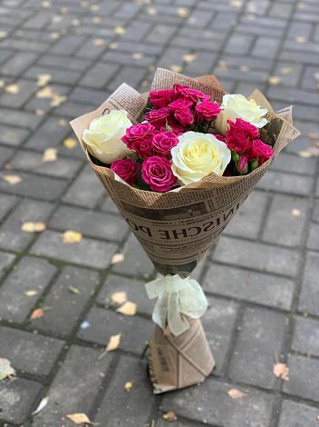 Букет цветов из: Розы в Победе