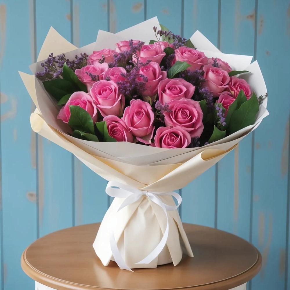 Букет цветов из: Розы в Победе