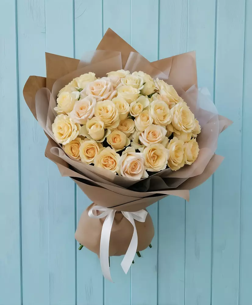 Букет Кремовое облако в Победе