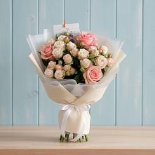 Букет цветов из:  Розы в Победе
