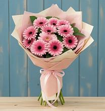 Букет цветов из:  Герберы в Победе